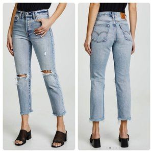 Levi’s Wedgie Straight Crop Jeans Lost Inside 24